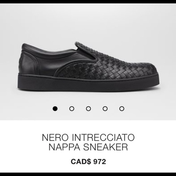 Bottega Venetta Intrecciato Nappa Sneakers Shoes - Picture 1 of 5